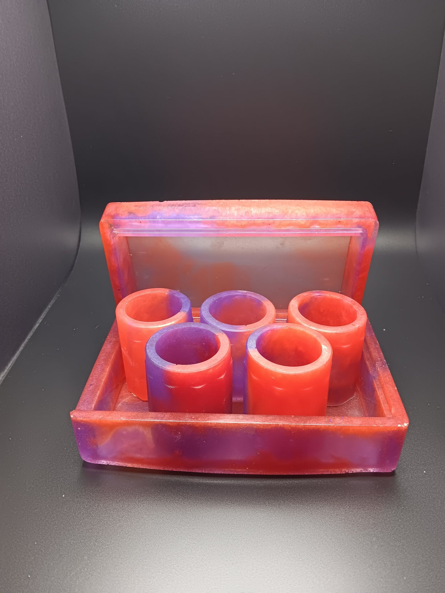 5 Piece Shot Glasses with Case