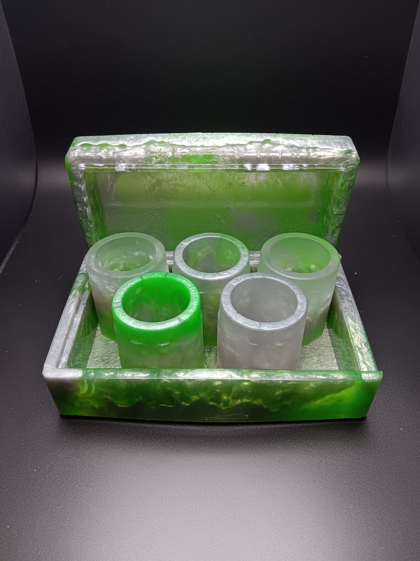 5 Piece Shot Glasses with Case