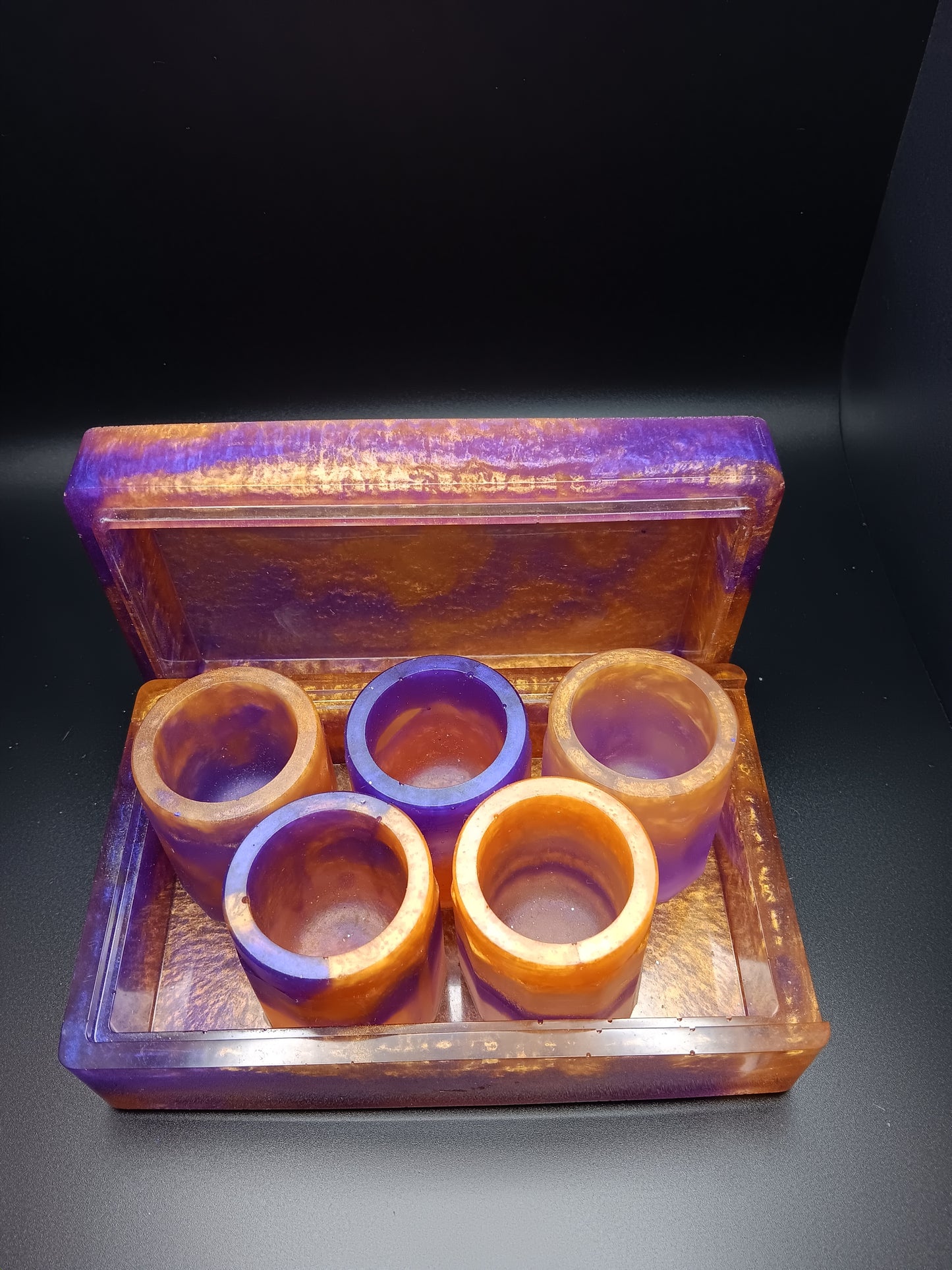 5 Piece Shot Glasses with Case